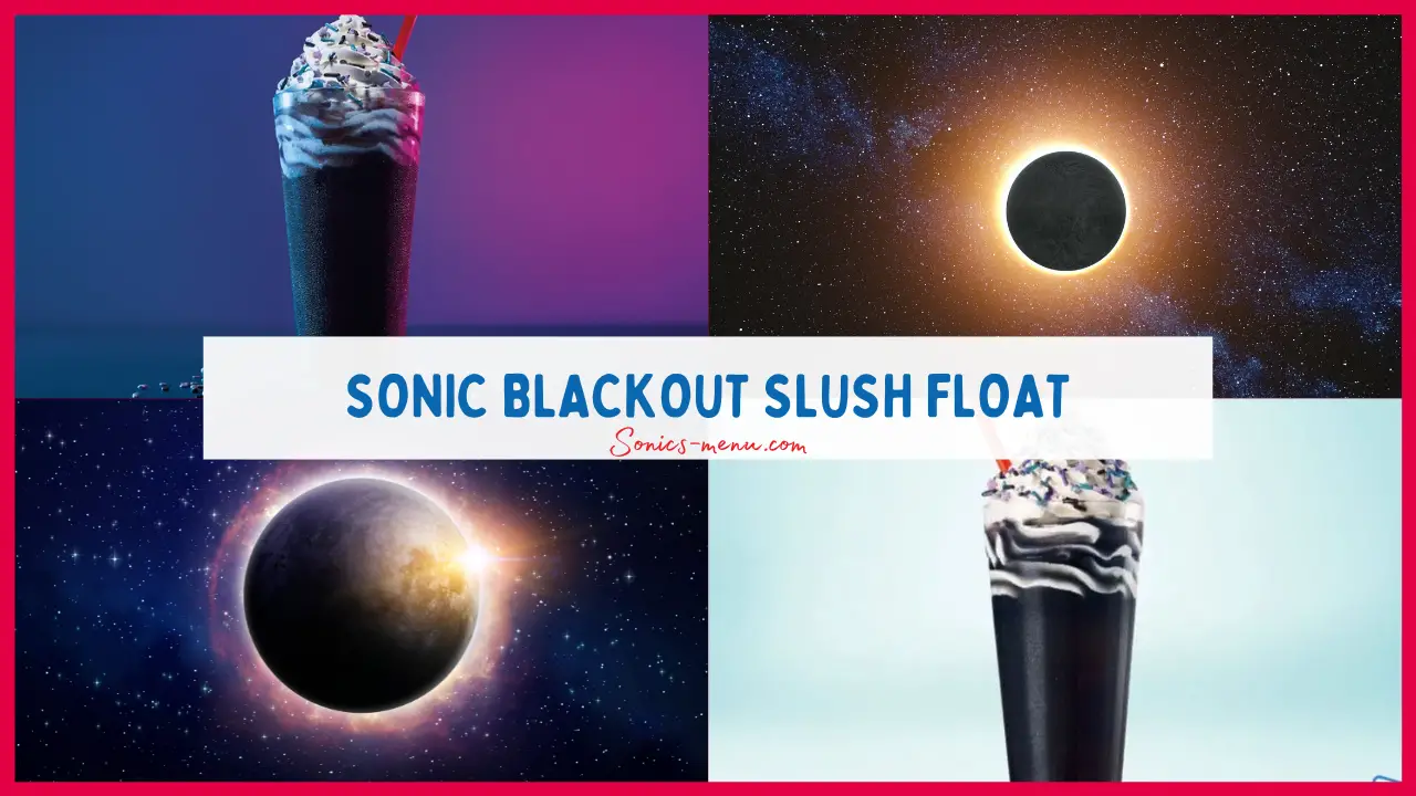 New Sonic Blackout Slush Float for Solar Eclipse