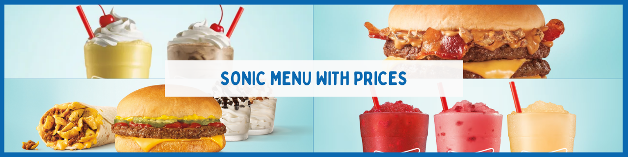 sonic menu