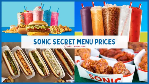 Sonic Secret Menu Prices: Discover Hidden Deals & Treats