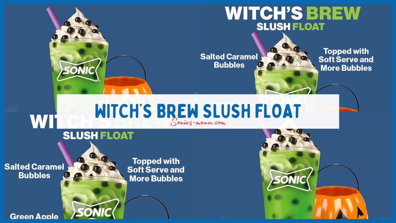 Sonic Witch’s Brew Slush Spooky Halloween Treat for 3.99