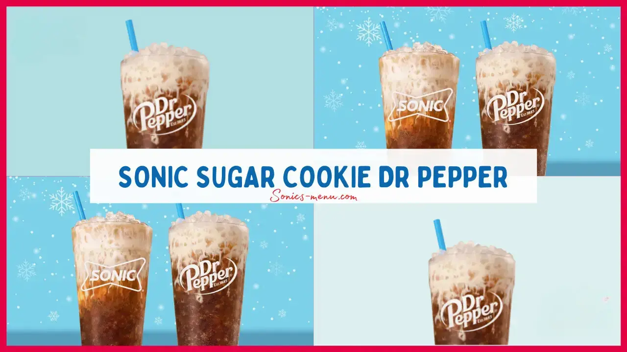 Sonic Dive In Sugar Cookie Dr Pepper