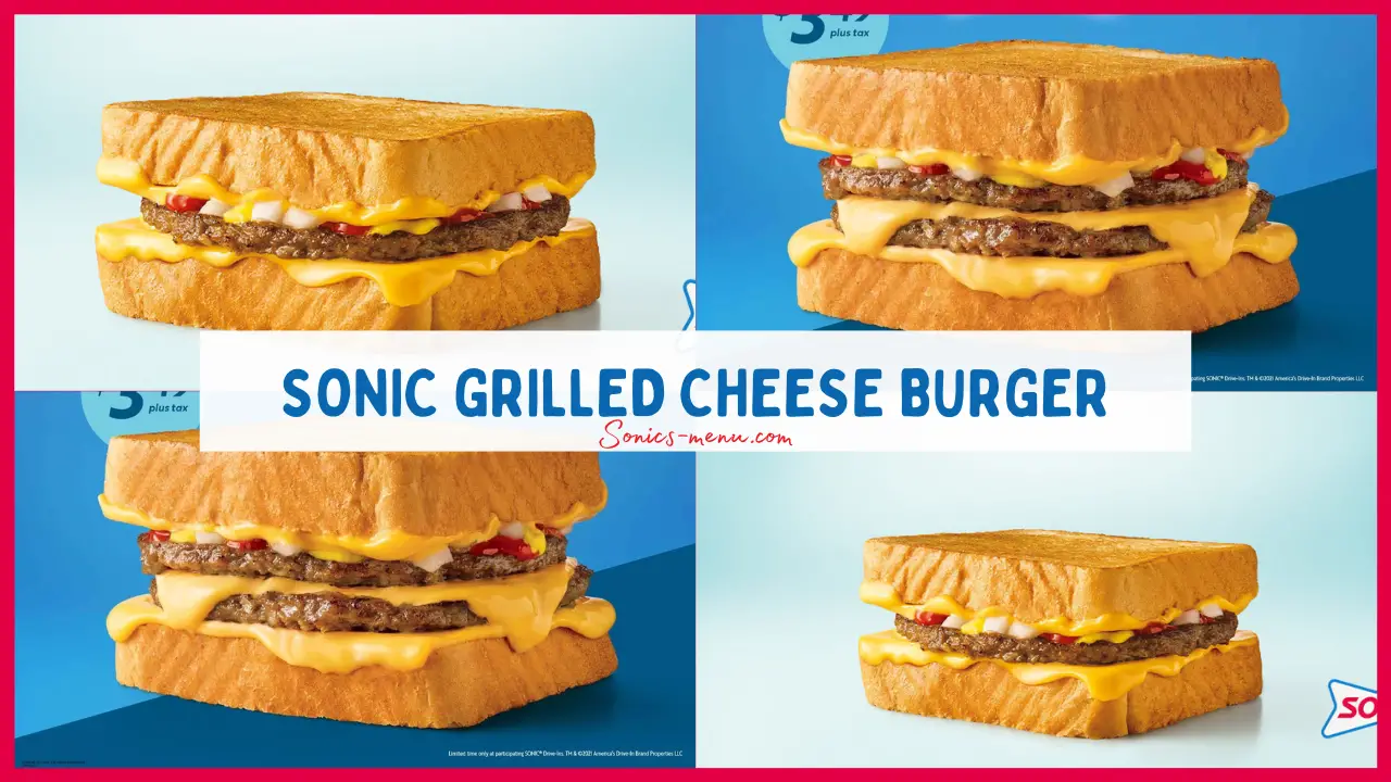 Sonic Grilled Cheese Burger