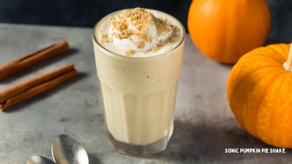 Sonic Pumpkin Pie Shake