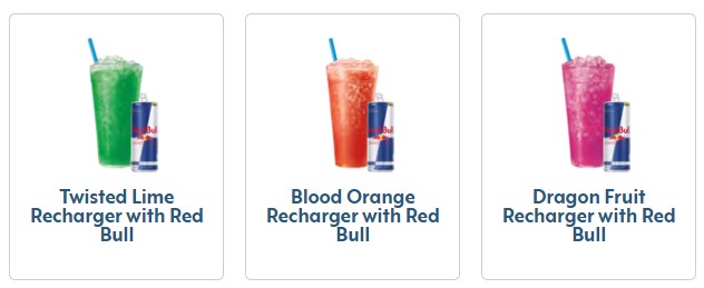 Sonic's Rechargers with Red Bull