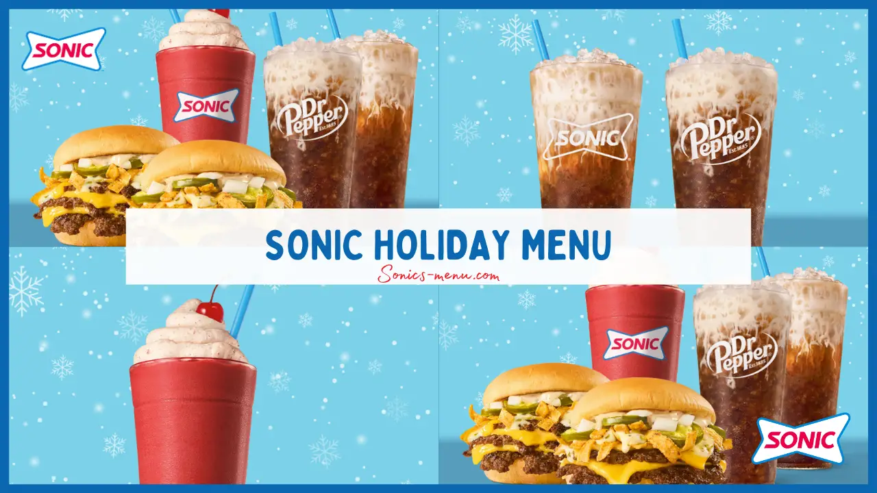 Sonic Holiday Menu