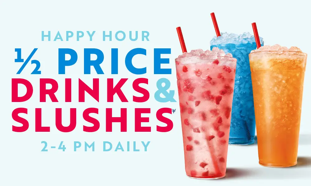 Sonic Happy Hour Specials