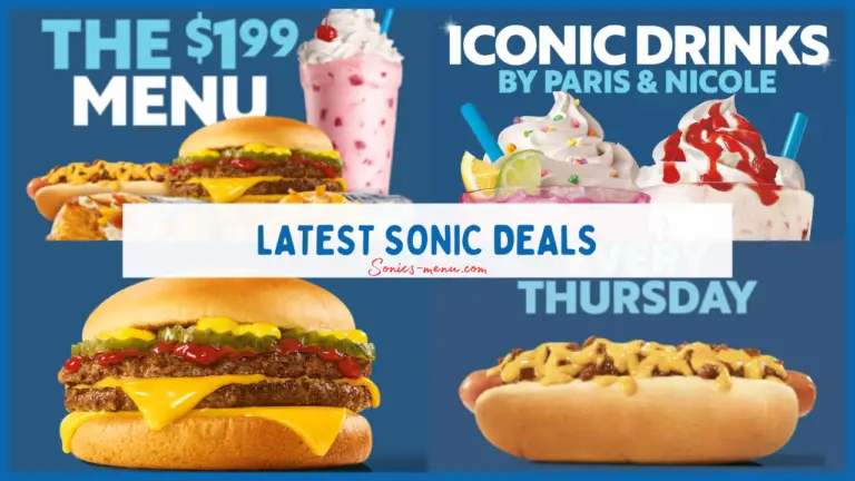 Latest Sonic Deals