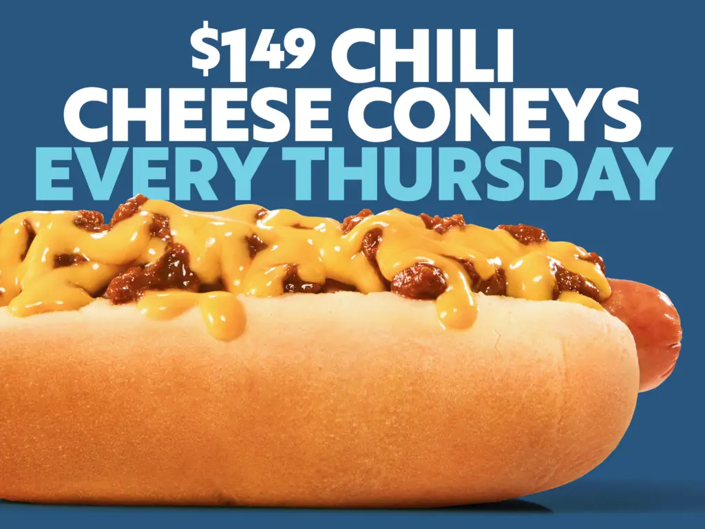 Sonic $1.49 Chili Cheese Coney