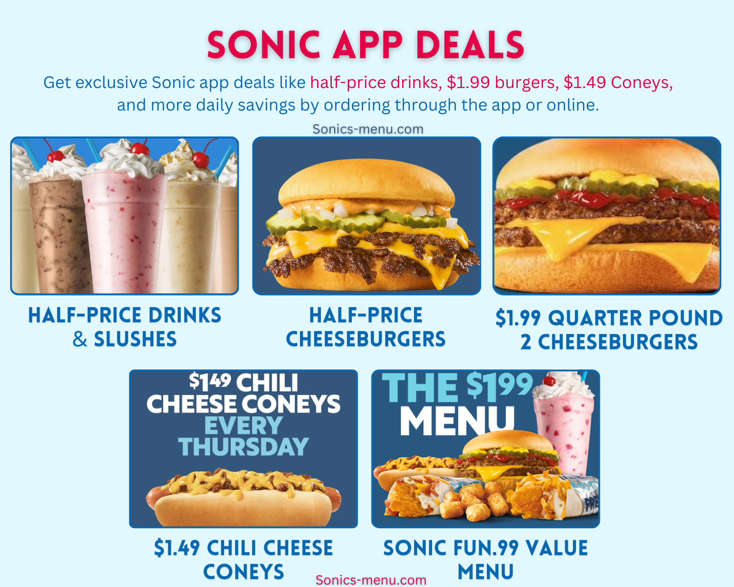 Sonic App Deals