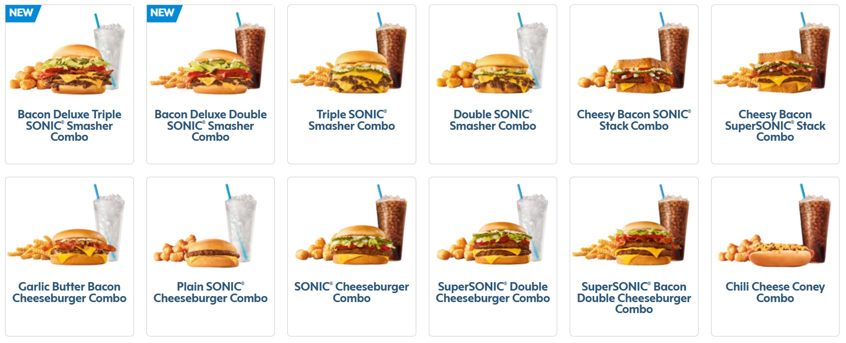 Sonic Combos Menu