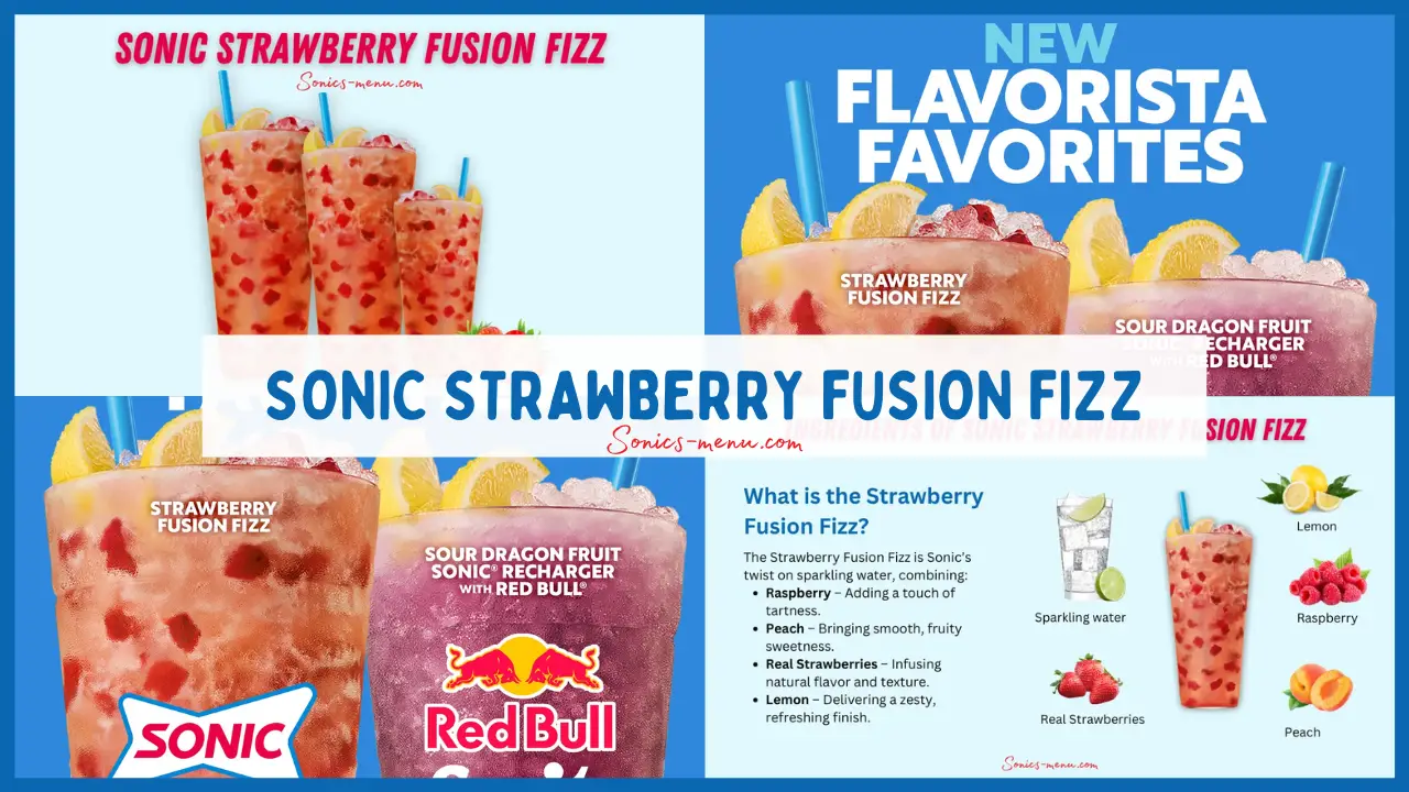 Sonic drive in Strawberry Fusion Fizz