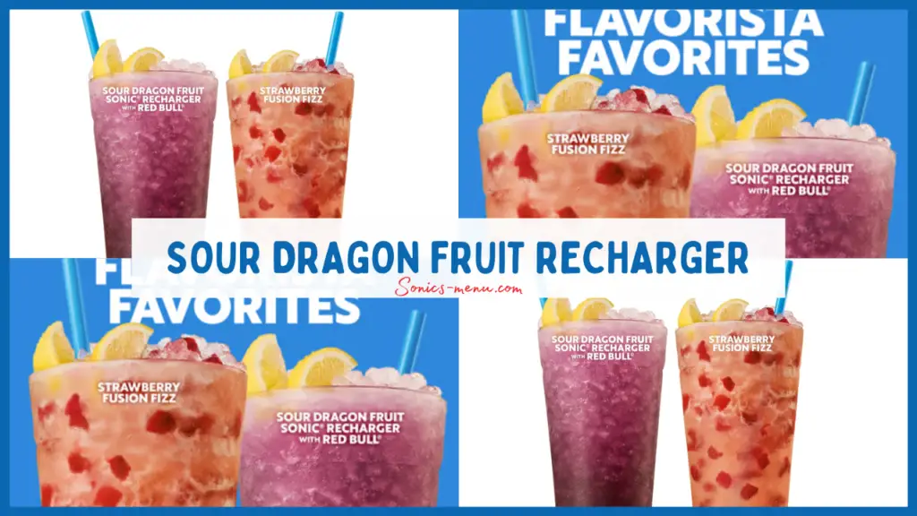 Sonic Sour Dragon Fruit Recharger with Red Bull in 2025