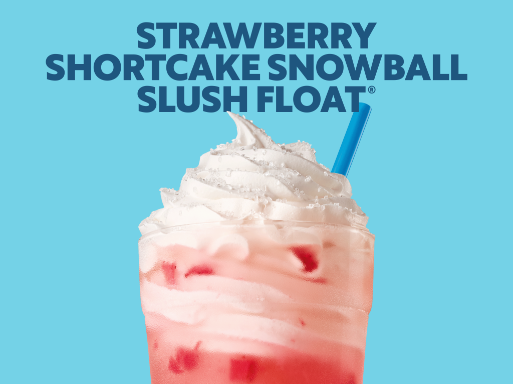 Strawberry Shortcake Snowball Slush at Sonic Drive In