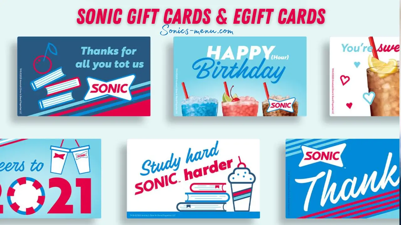 Sonic Gift Cards & eGift Cards