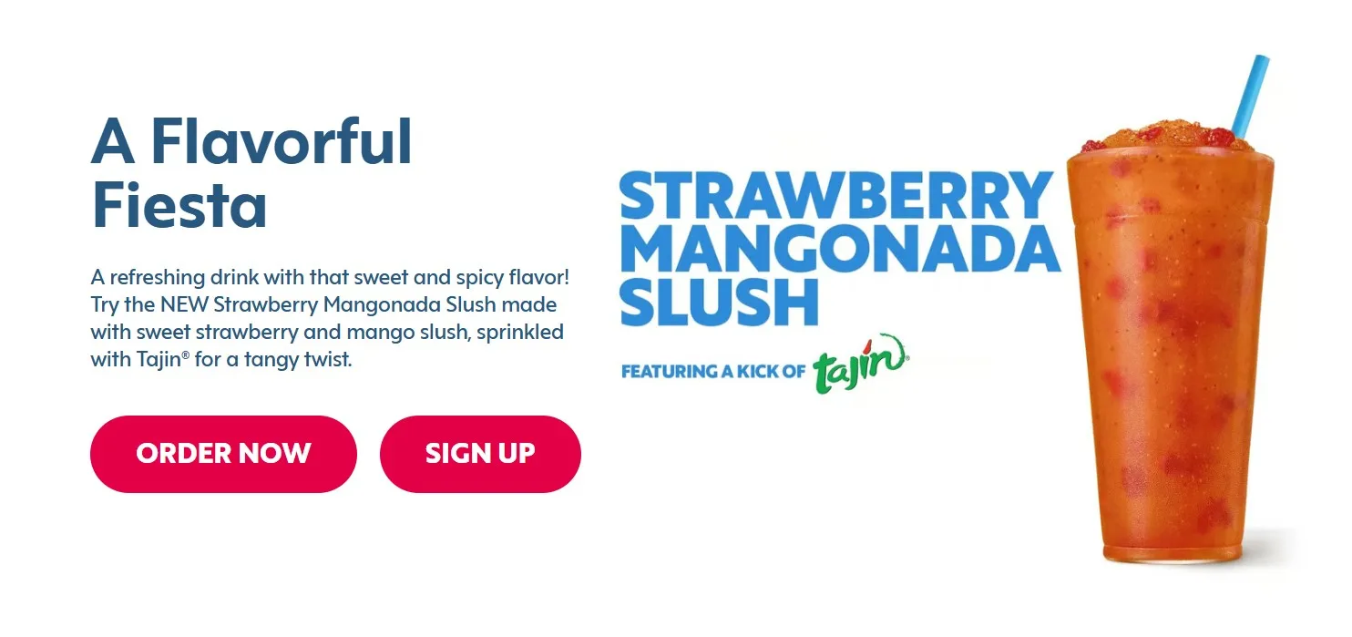 Sonic Strawberry Mangonada Slush